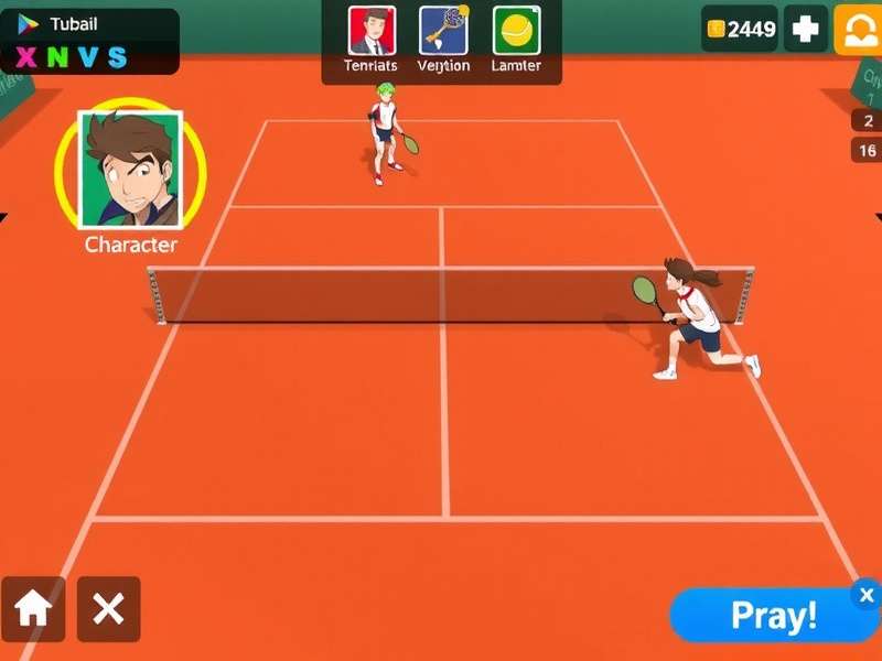 Tennis Clash Grand Duel Gameplay